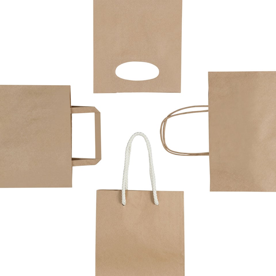 Paper bag handles types