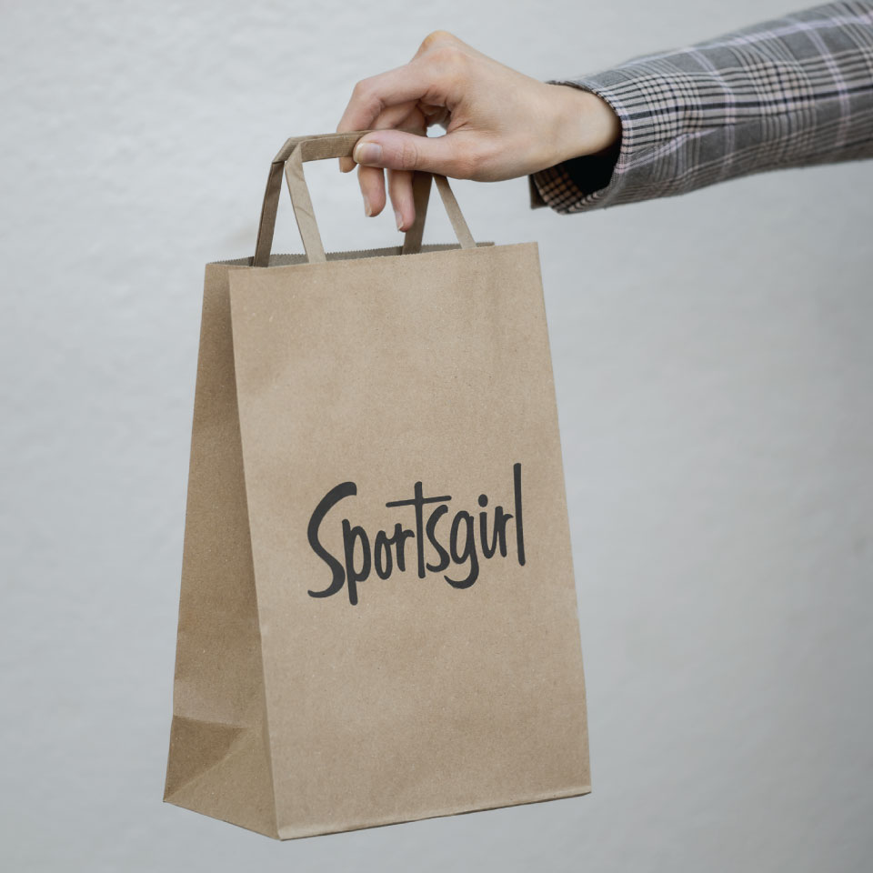 Sportsgirl paper carry bag.