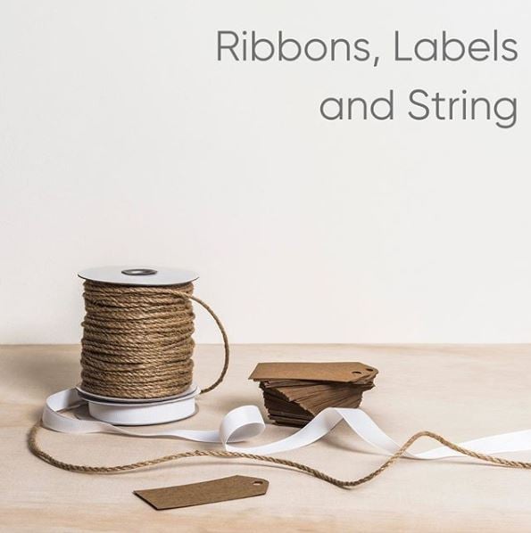 Image of Ribbons, label and string
